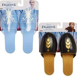 NWT Disney Frozen 2 Elsa & Anna Travel Shoes (2 pk) Costume, Role Play, Dress-up